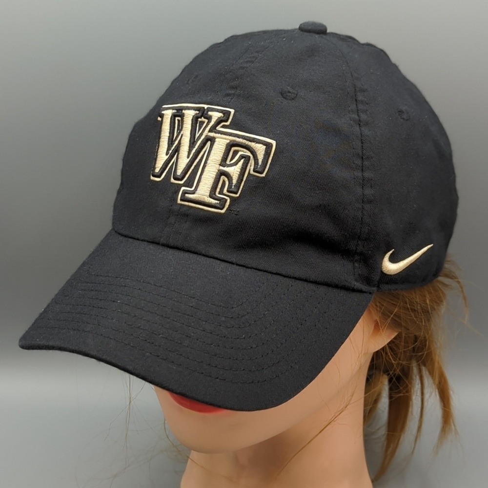 Nike Wake Forest Demon Deacons Adjustable Heritage86 Strapback Hat Cap OSFM